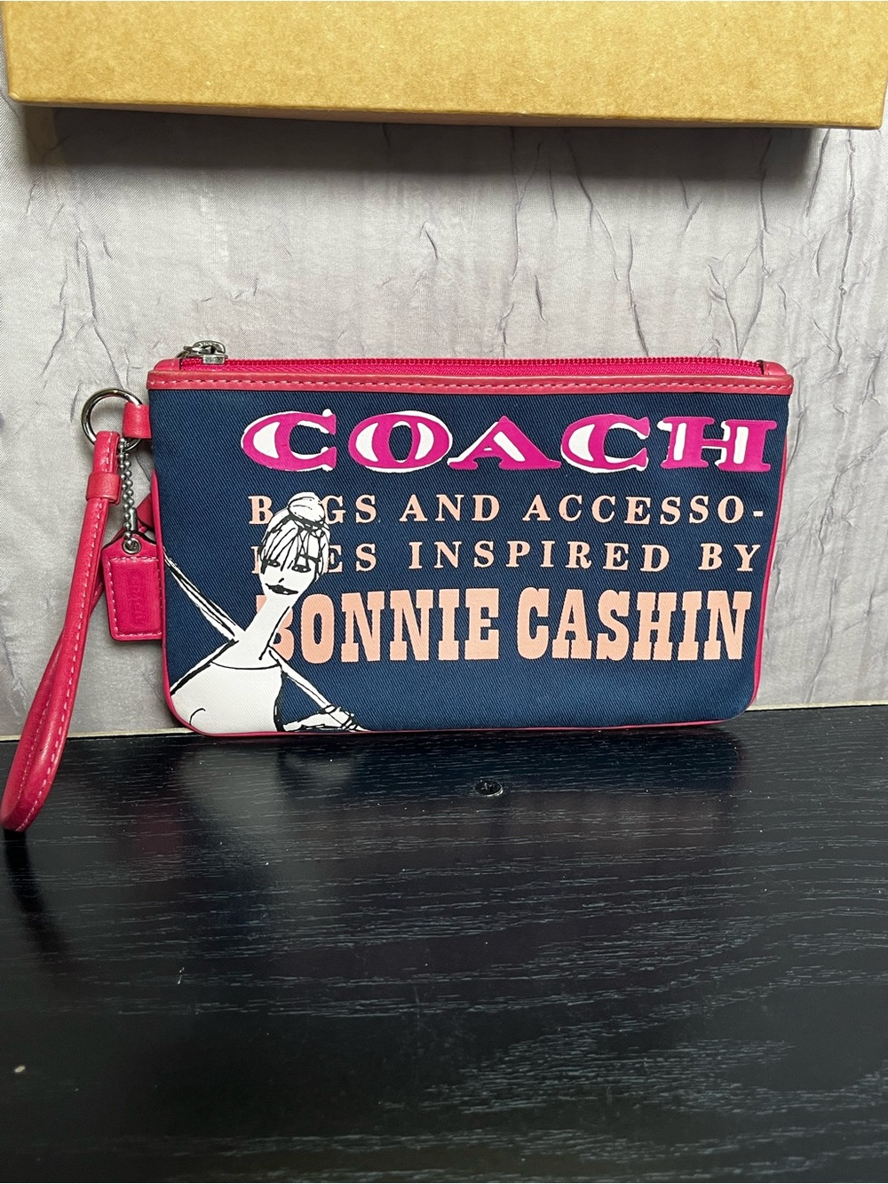 COACH Limited Edition Bonnie Cashin Graphic Wristlet